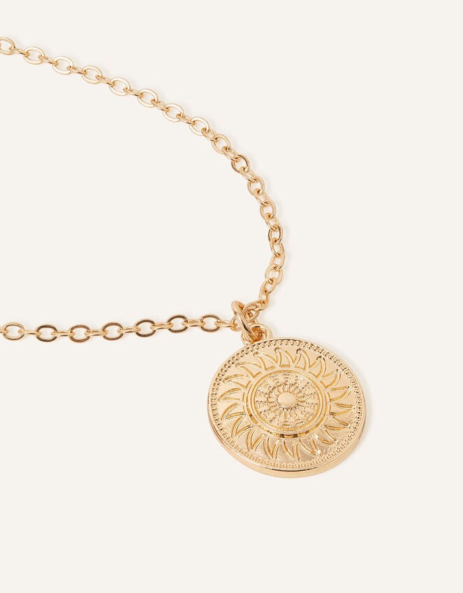 accessorize Filigree Coin Necklace