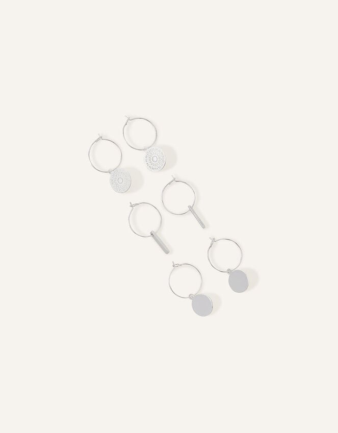 Accessorize Filigree Hoop Earrings Set Of Three