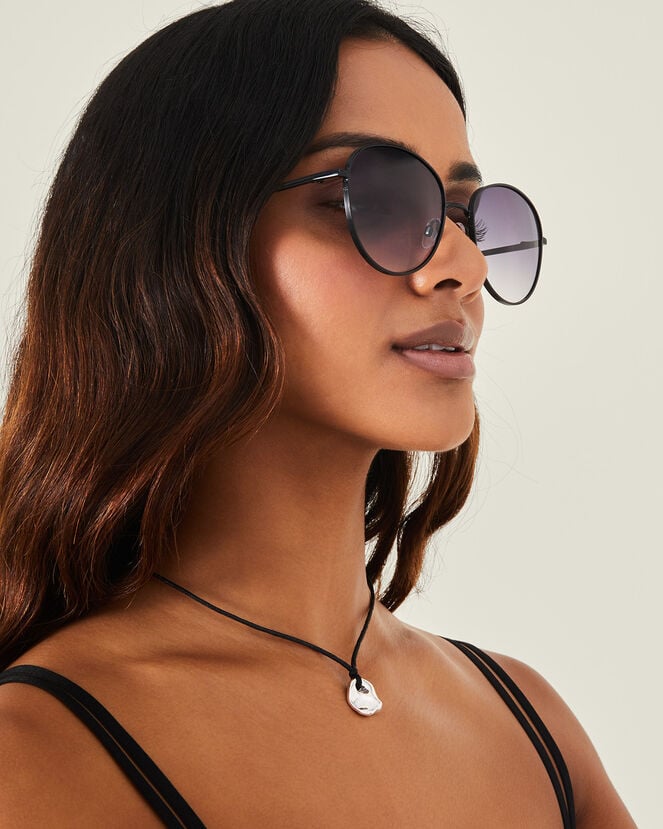 Accessorize Fine Rim Round Sunglasses