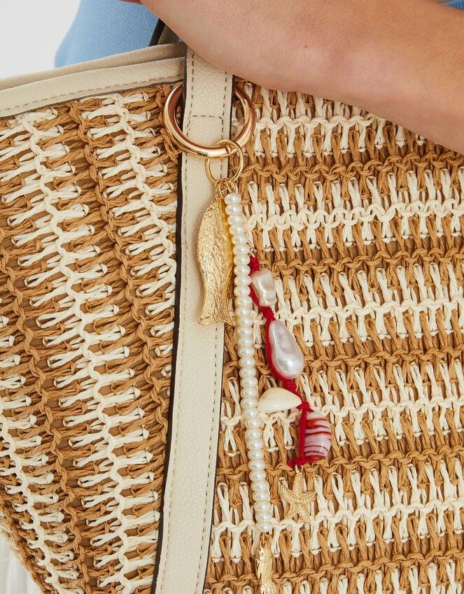 Accessorize Fish Pearl Beaded Bag Charm