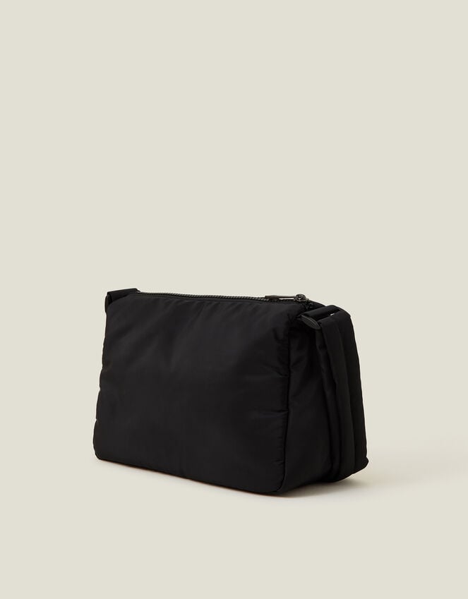 Accessorize Floral Quilted Camera Bag Black