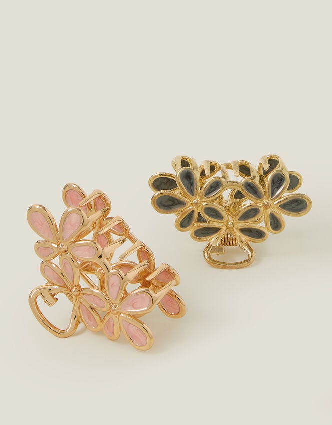 Accessorize Flower Claw Clips Set Of Two