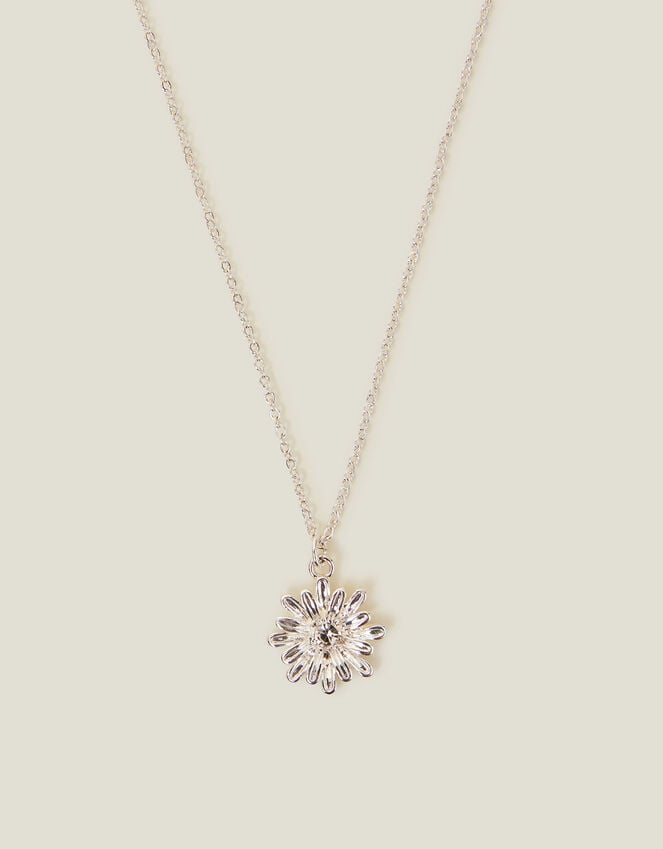 accessorize Flower Gem Pendant Necklace