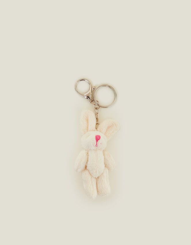 Accessorize Fluffy Bunny Bag Charm