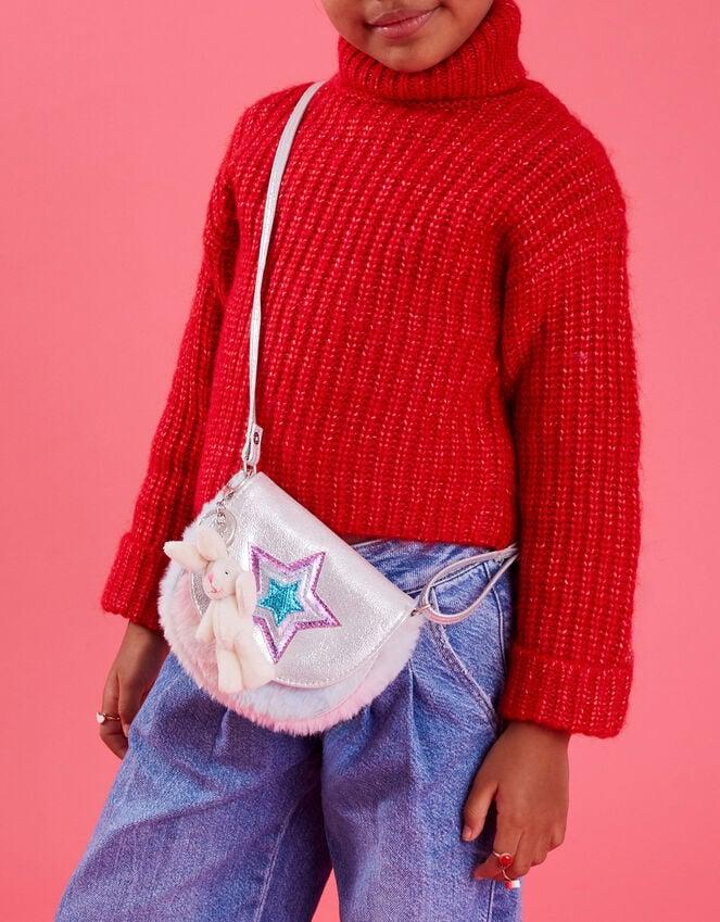 accessorize Fluffy Bunny Bag Charm