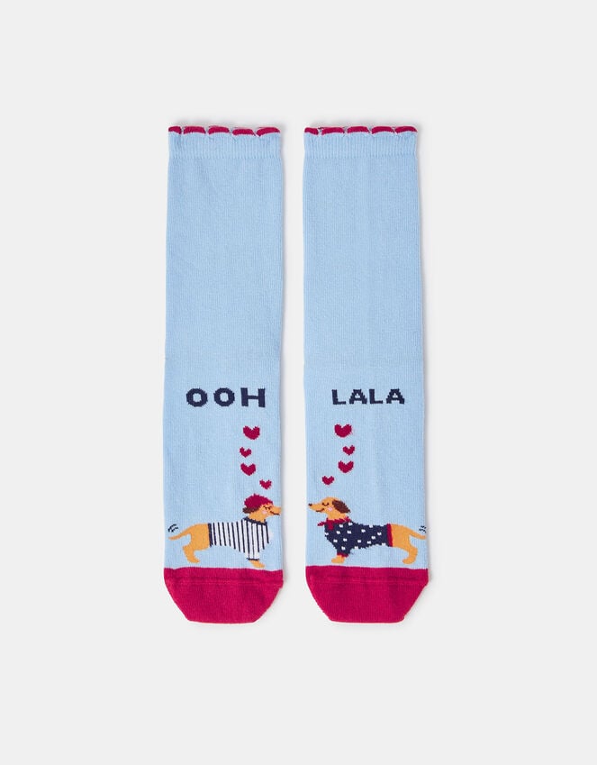 accessorize French Dogs In Love Socks