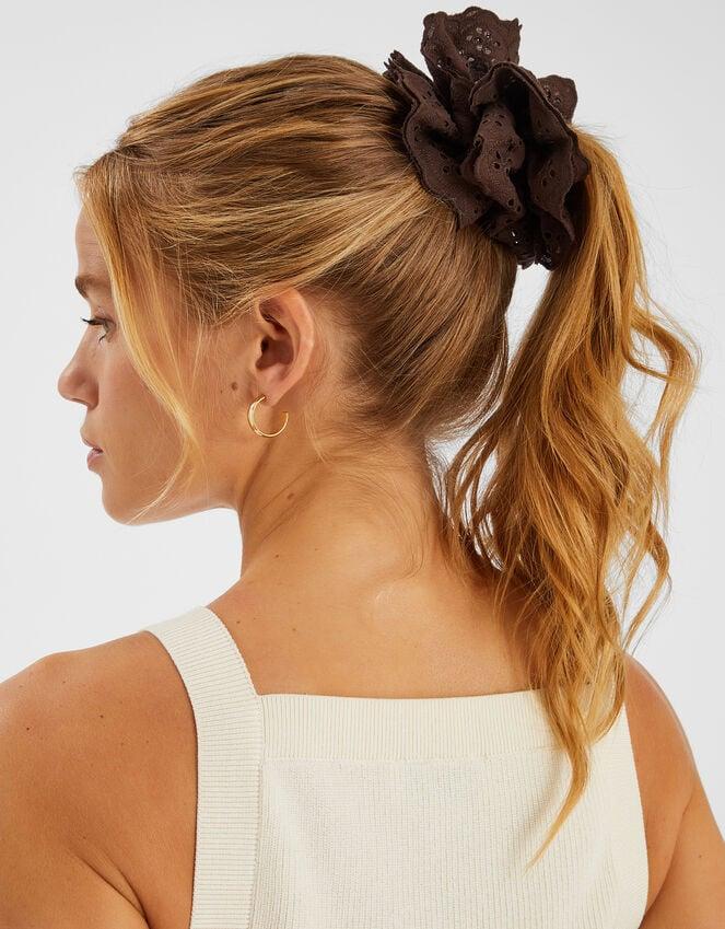 accessorize Frilly Broderie Hair Scrunchie