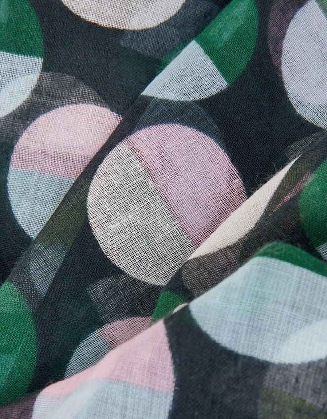 Accessorize Geometric Polka Dot Scarf