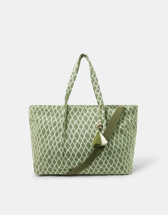 accessorize Geometric Print Weekender Bag