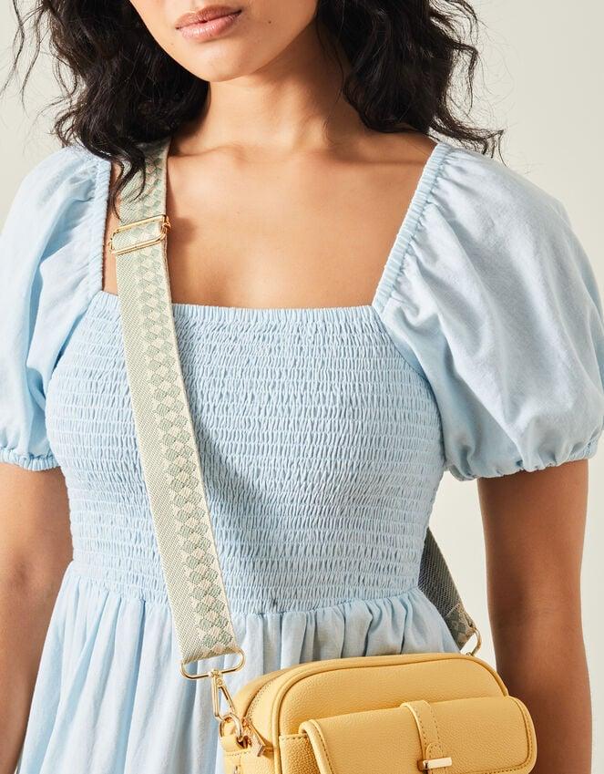 Accessorize Geometric Webbing Bag Strap