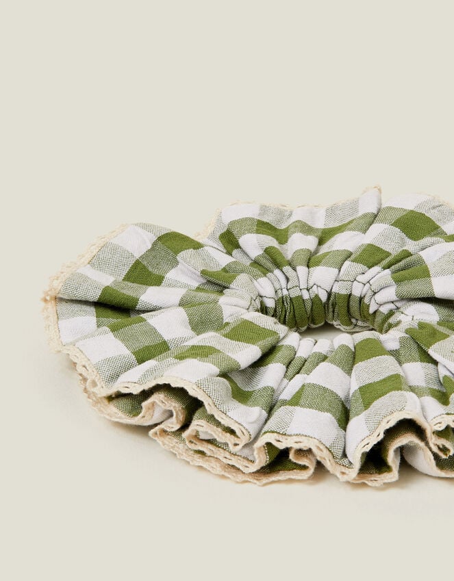 Accessorize Gingham Layered Hair Scrunchie