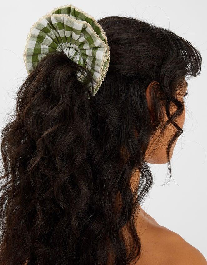 Accessorize Gingham Layered Hair Scrunchie