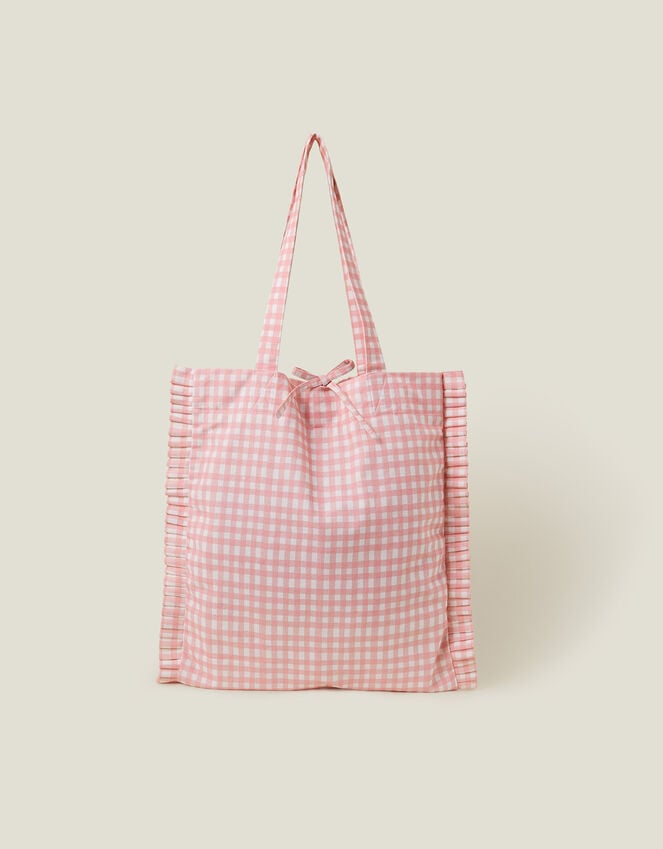 Accessorize Gingham Shopper Bag
