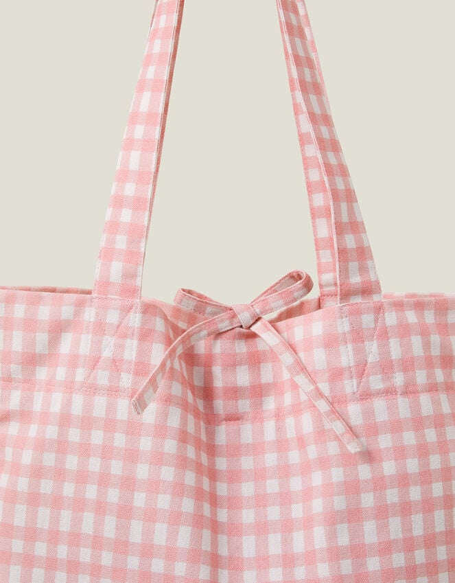 Accessorize Gingham Shopper Bag
