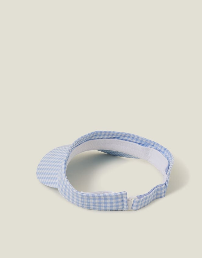 Accessorize Gingham Sun Visor