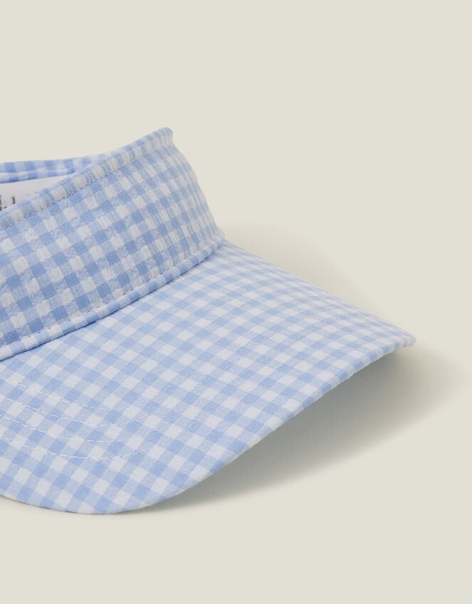 Accessorize Gingham Sun Visor