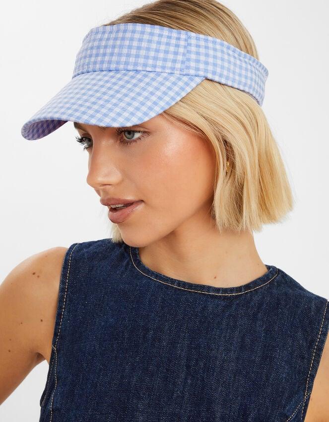 Accessorize Gingham Sun Visor