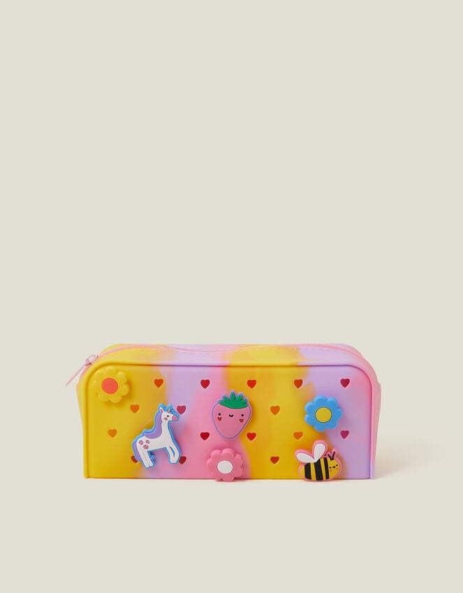 accessorize Girls Badge Charm Pencil Case
