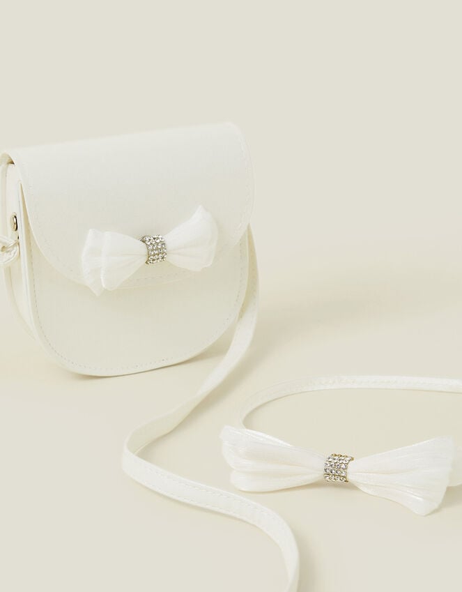 Accessorize Girls Bow Bag And Hair Set