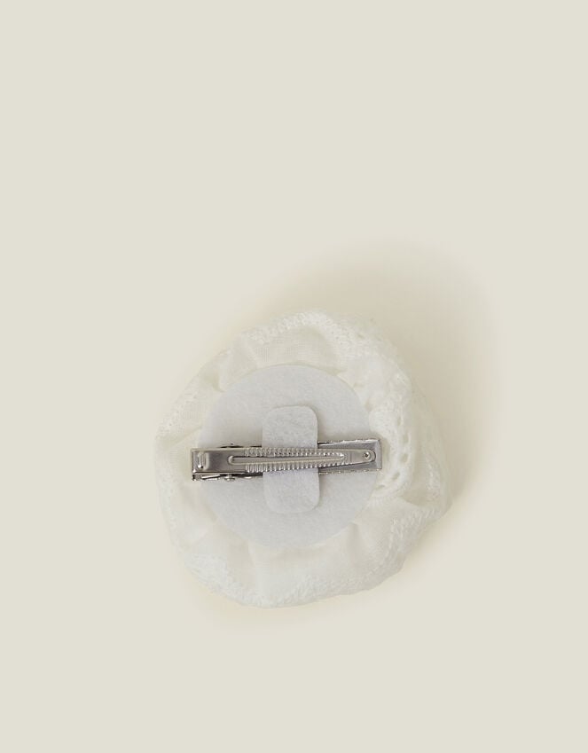 Accessorize Girls Broderie Flower Hair Clip