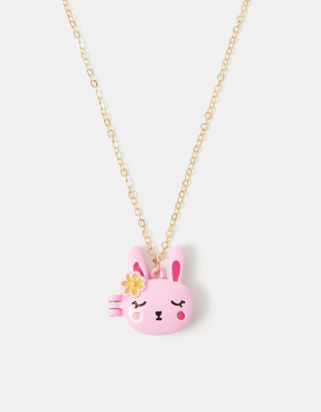 accessorize Girls Bunny Locket Necklace