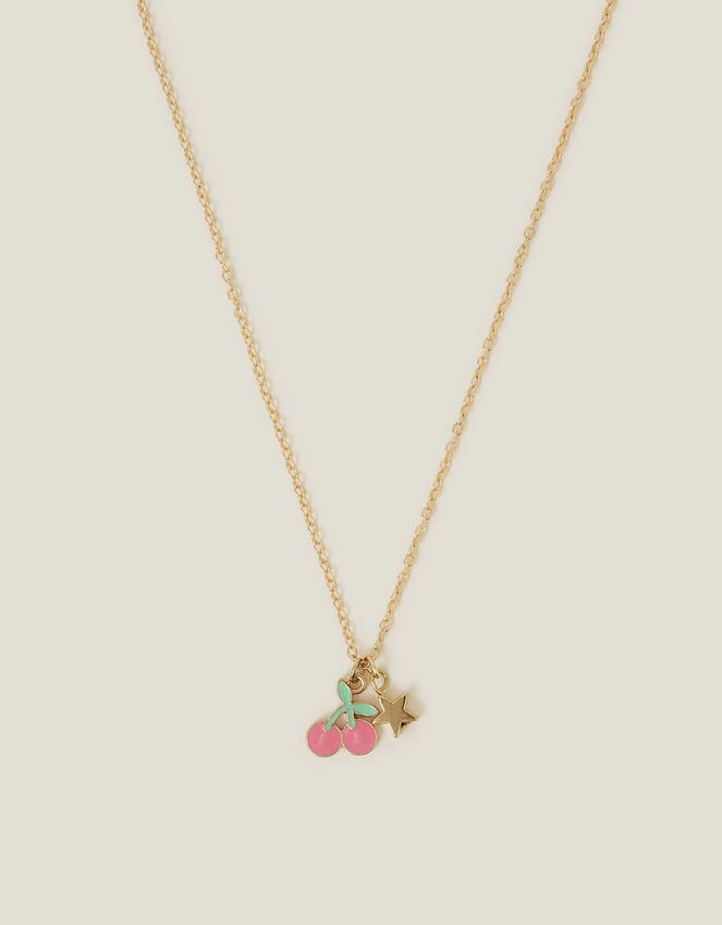 Accessorize Girls Cherry Pendant Necklace