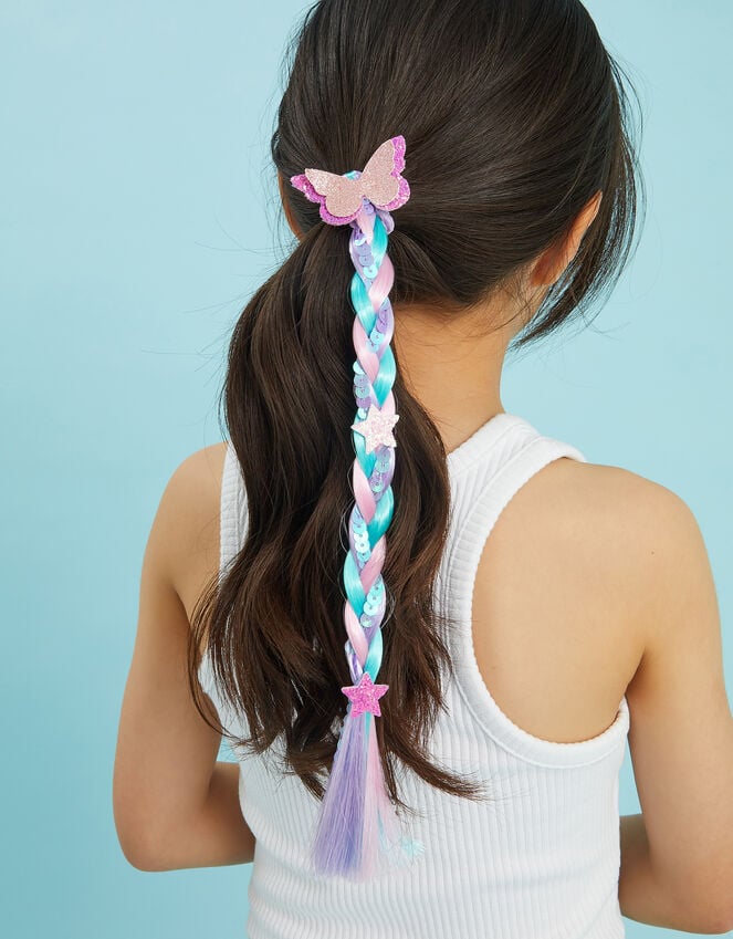 accessorize Girls Embellished Faux Hair Plait