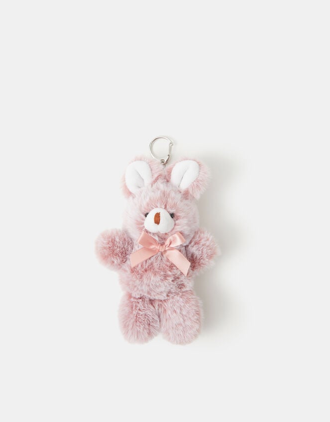 accessorize Girls Faux Fur Bunny Bag Charm