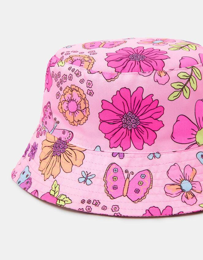 Accessorize Girls Floral Print Bucket Hat Multi