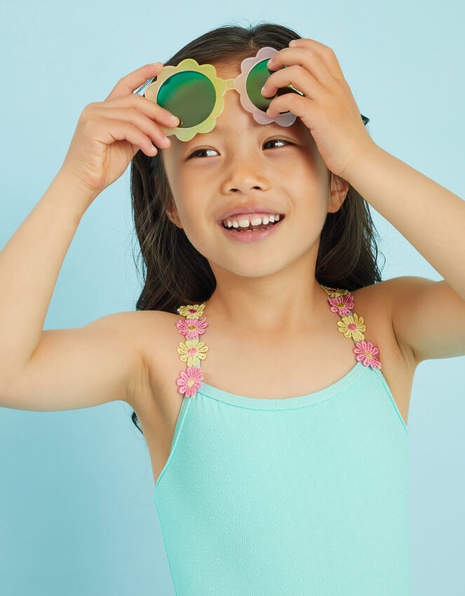 accessorize Girls Flower Ombre Sunglasses