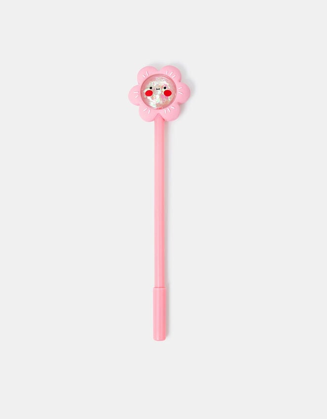 accessorize Girls Flower Topper Pen Pink