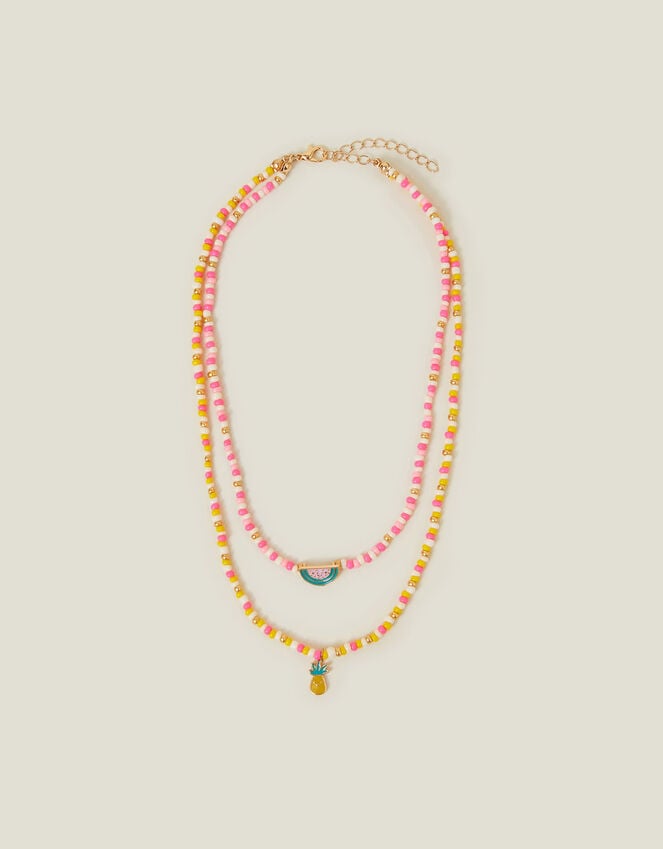 Accessorize Girls Fruit Layered Necklace