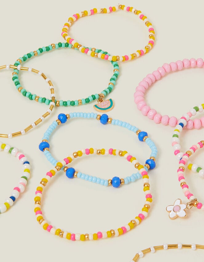 accessorize Girls Fruit Stretch Bracelets