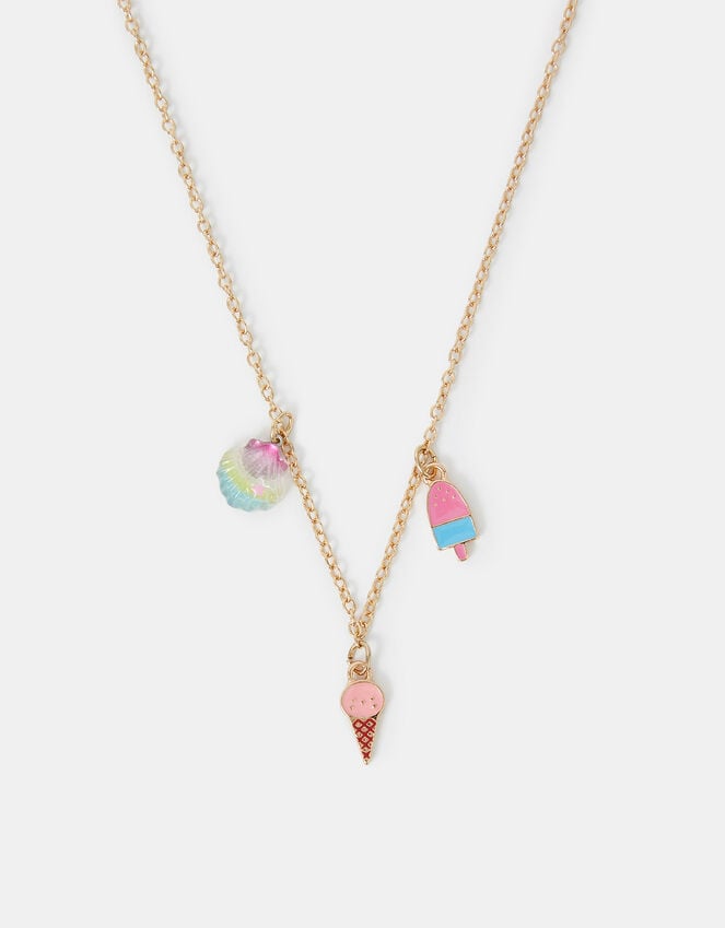 Accessorize Girls Ice Cream Charm Necklace