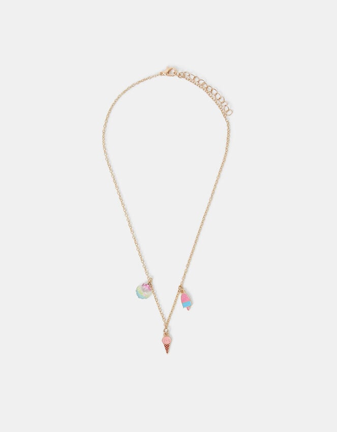 Accessorize Girls Ice Cream Charm Necklace
