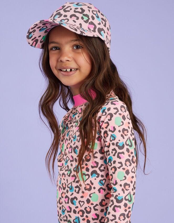 accessorize Girls Leopard Print Baseball Cap Multi