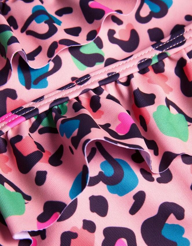 Accessorize Girls Leopard Print Bikini Set Multi