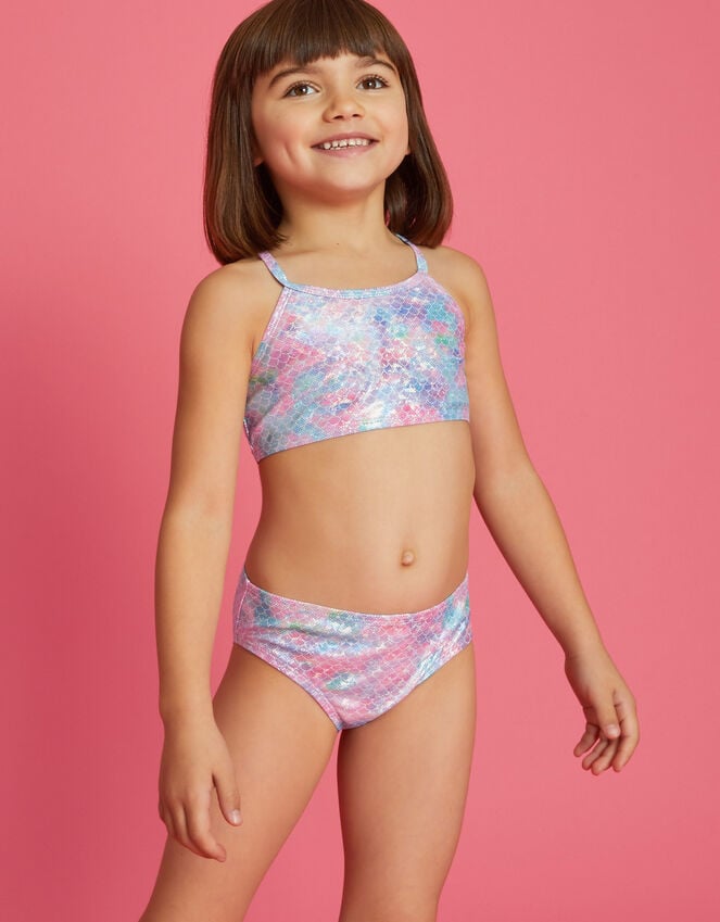 accessorize Girls Mermaid Bikini Set Multi