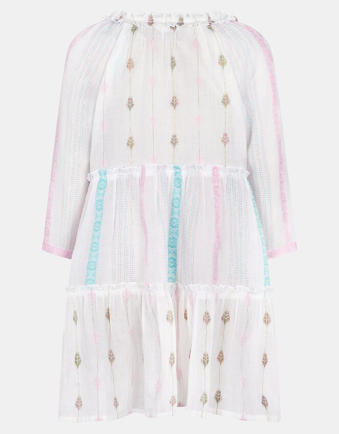 Accessorize Girls Mini Me Jacquard Dress White