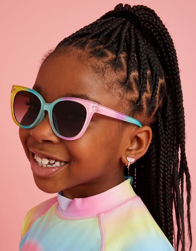 Accessorize Girls Ombre Cat Eye Sunglasses Multi