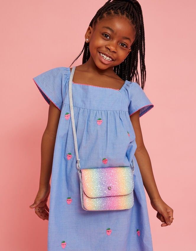 accessorize Girls Ombre Rainbow Cross-Body Bag