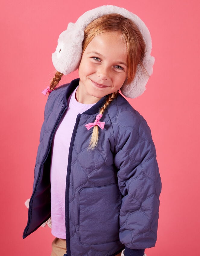 accessorize Girls Owl Faux Fur Ear Muffs