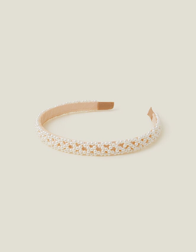 accessorize Girls Pearl Headband