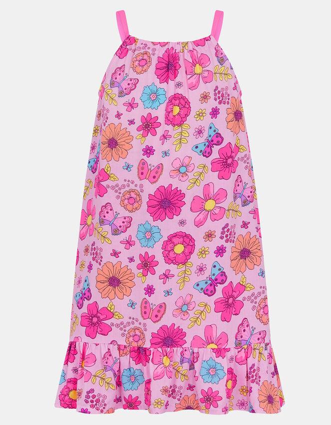 Accessorize Girls Retro Floral Swing Dress Multi