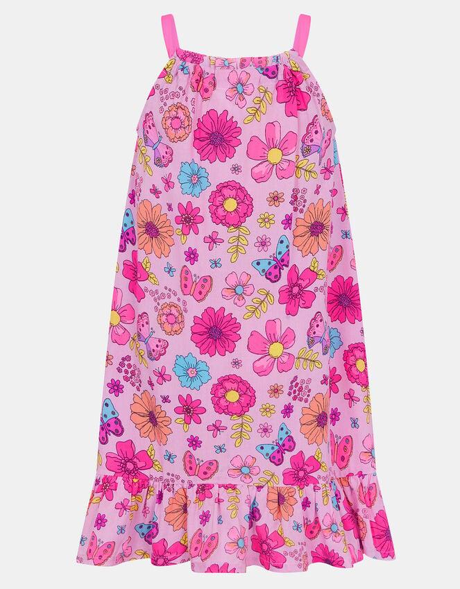 Accessorize Girls Retro Floral Swing Dress Multi