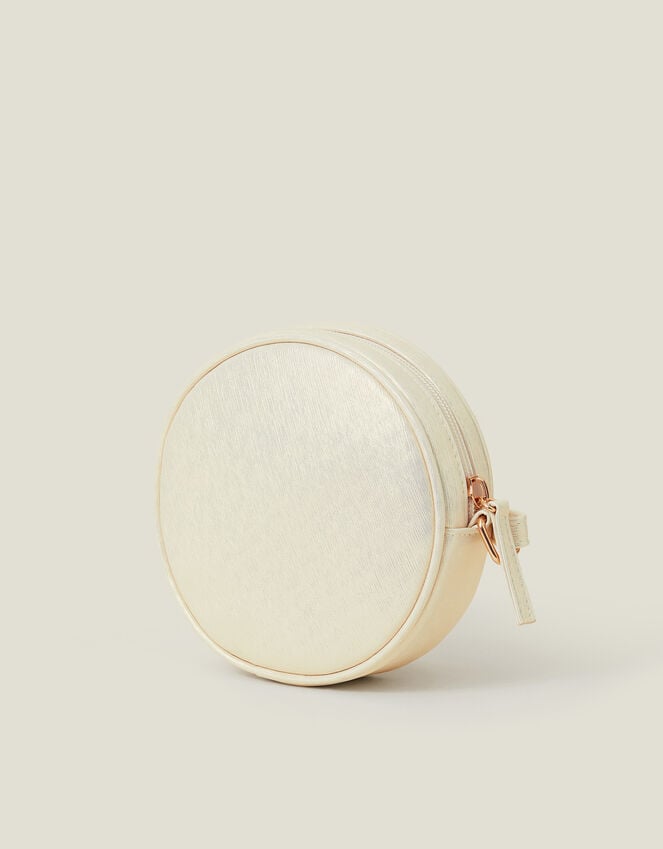 Accessorize Girls Round Applique Flower Bag