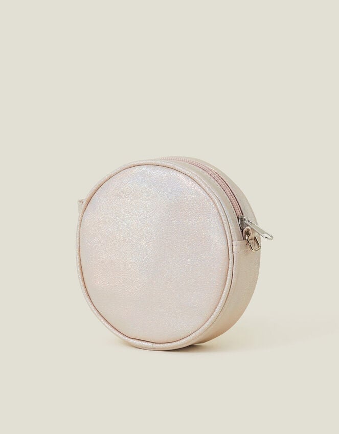 Accessorize Girls Round Pearl Bow Bag