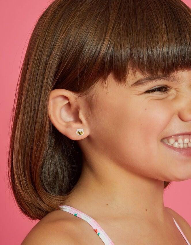 Accessorize Girls Strawberry Stick-On Earrings