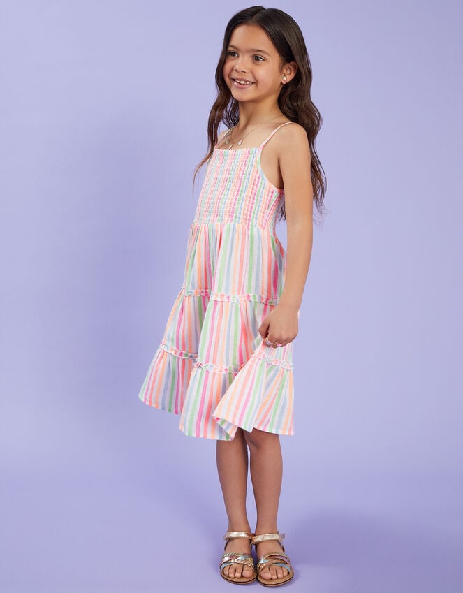accessorize Girls Stripe Sun Dress Multi