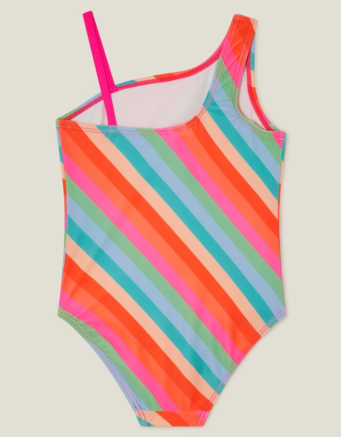 Accessorize Girls Stripe Swimsuit Multi